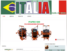 Tablet Screenshot of italiamaquinas.com.br